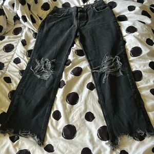 We The Free Distressed Black Women's Jeans